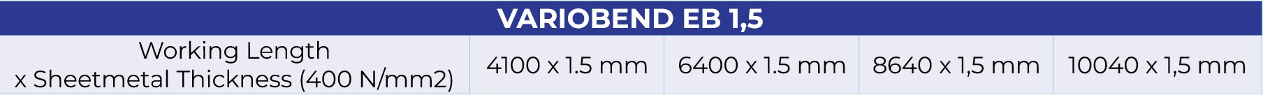 Variobend 1,5