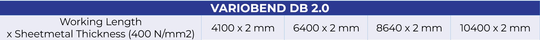 Variobend DB 2.0